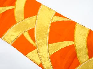 アンティーク　芝草模様織り出し袋帯（着用可）